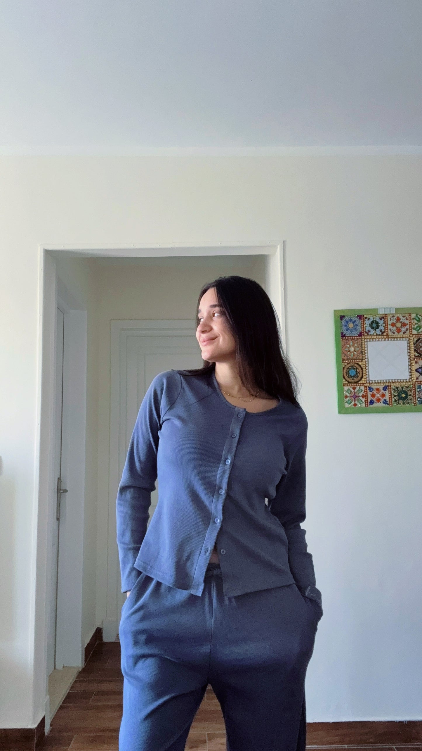 The Flow set in slate blue